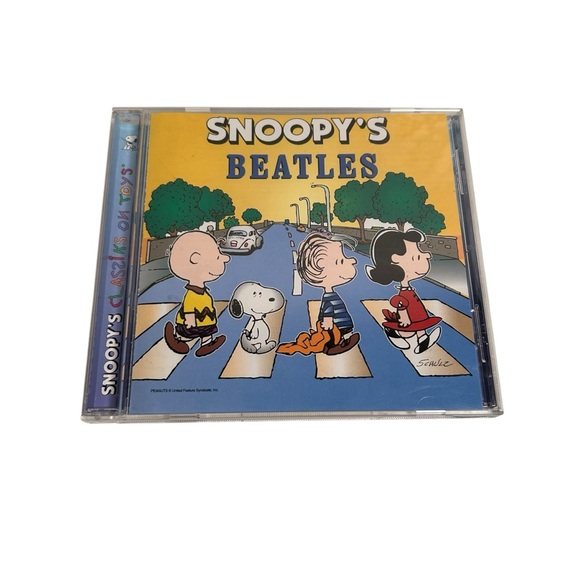 Peanuts Snoopy's 3 Compact Disc Set Classiks on Toys Sing-A-Long Beatles Novelty - Picture 11 of 15
